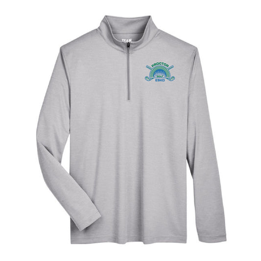 Proctor Esko Golf Team Unisex Heather Performance Quarter Zip