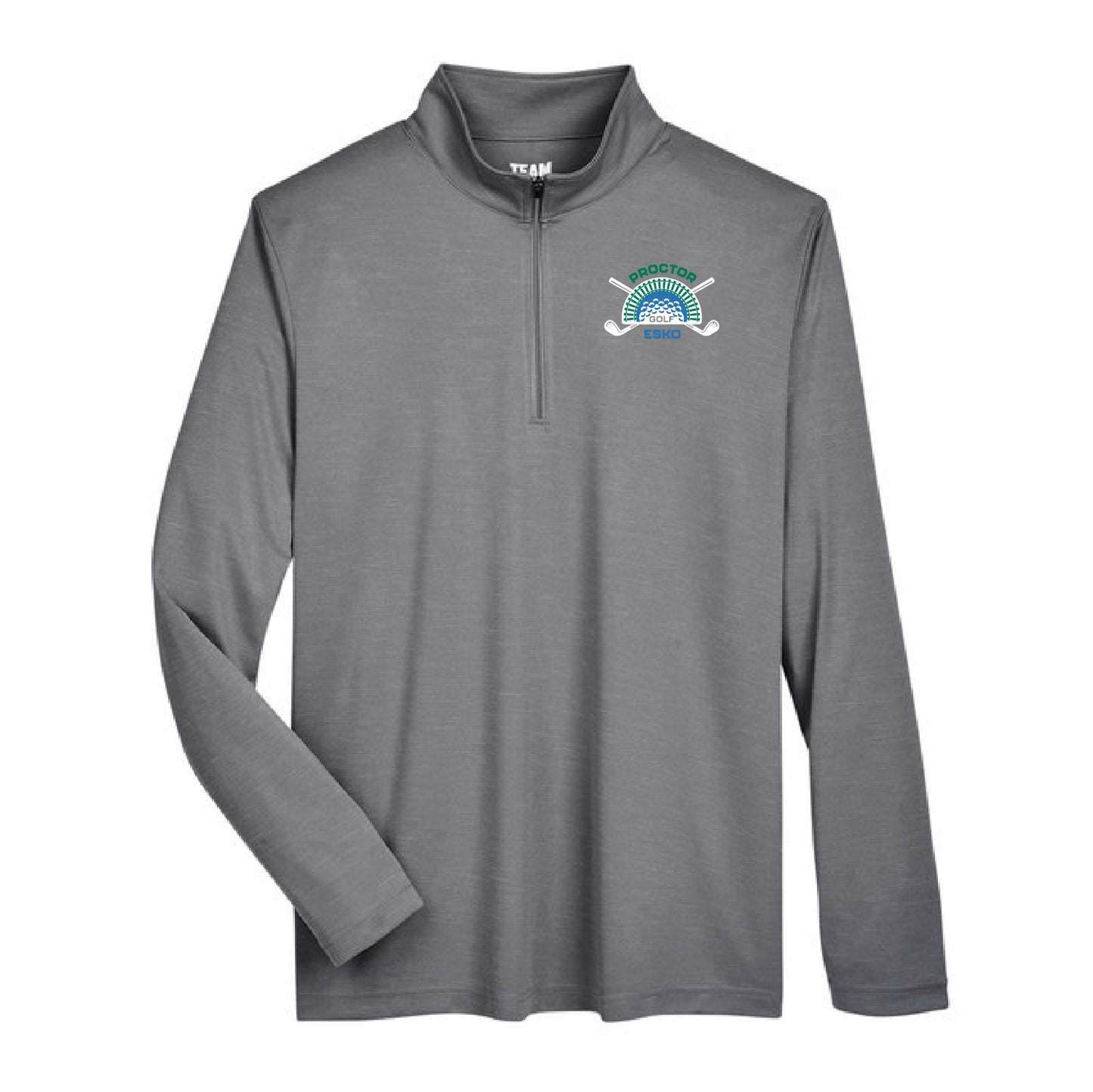 Proctor Esko Golf Team Unisex Heather Performance Quarter Zip