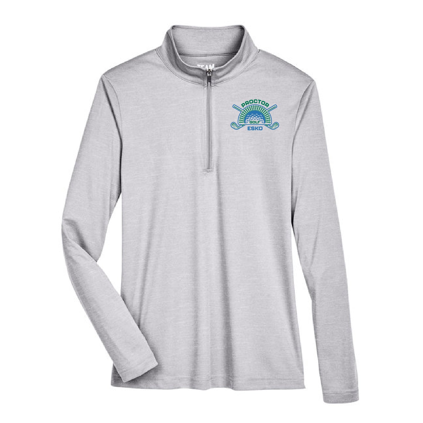 Proctor Esko Golf Team Ladies Heather Performance Quarter Zip