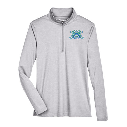 Proctor Esko Golf Team Ladies Heather Performance Quarter Zip