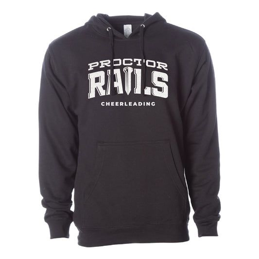 Proctor Cheerleading Unisex Midweight Hooded Sweatshirt Glitter