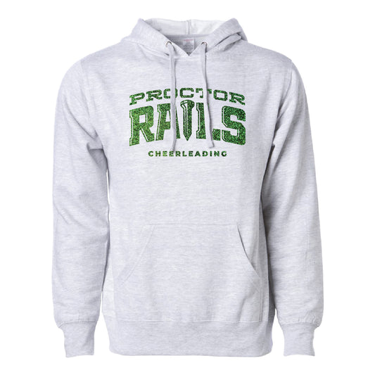 Proctor Cheerleading Unisex Midweight Hooded Sweatshirt Glitter