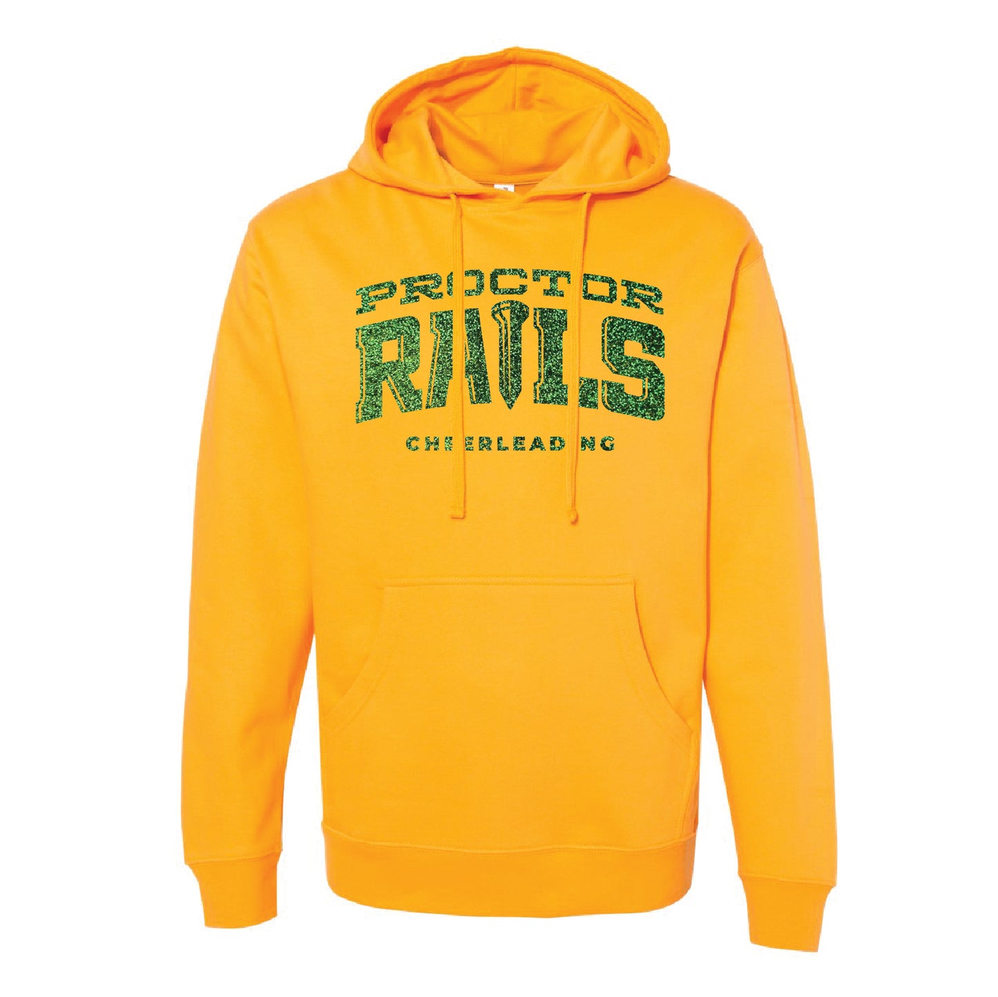 Proctor Cheerleading Unisex Midweight Hooded Sweatshirt Glitter
