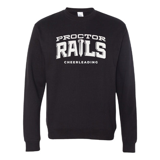 Proctor Cheerleading Unisex Midweight Sweatshirt Glitter