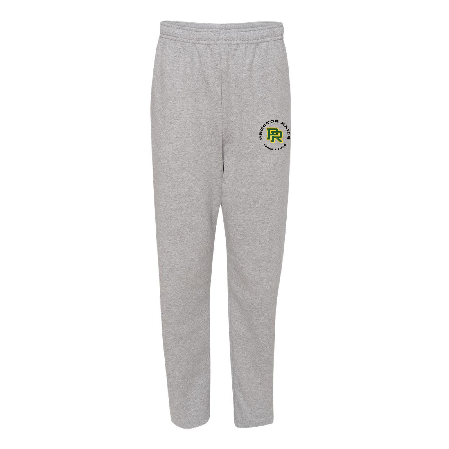Boys Track and Field Adult Open Bottom Sweatpants with Pockets