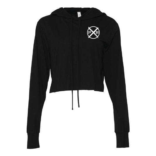 Proctor Cheerleading Women’s Triblend Crop Long Sleeve Hoodie