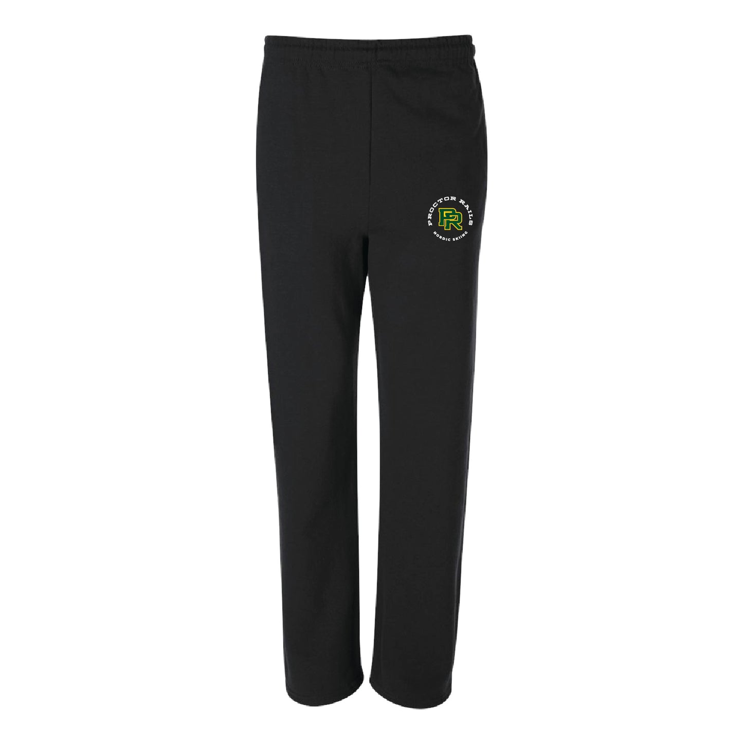 Nordic Ski Open Bottom Sweatpants with Pockets