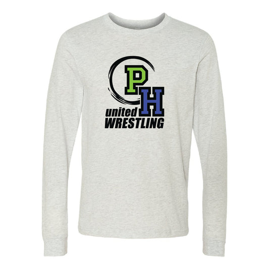 PH Wrestling Unisex Heather CVC Long Sleeve Tee