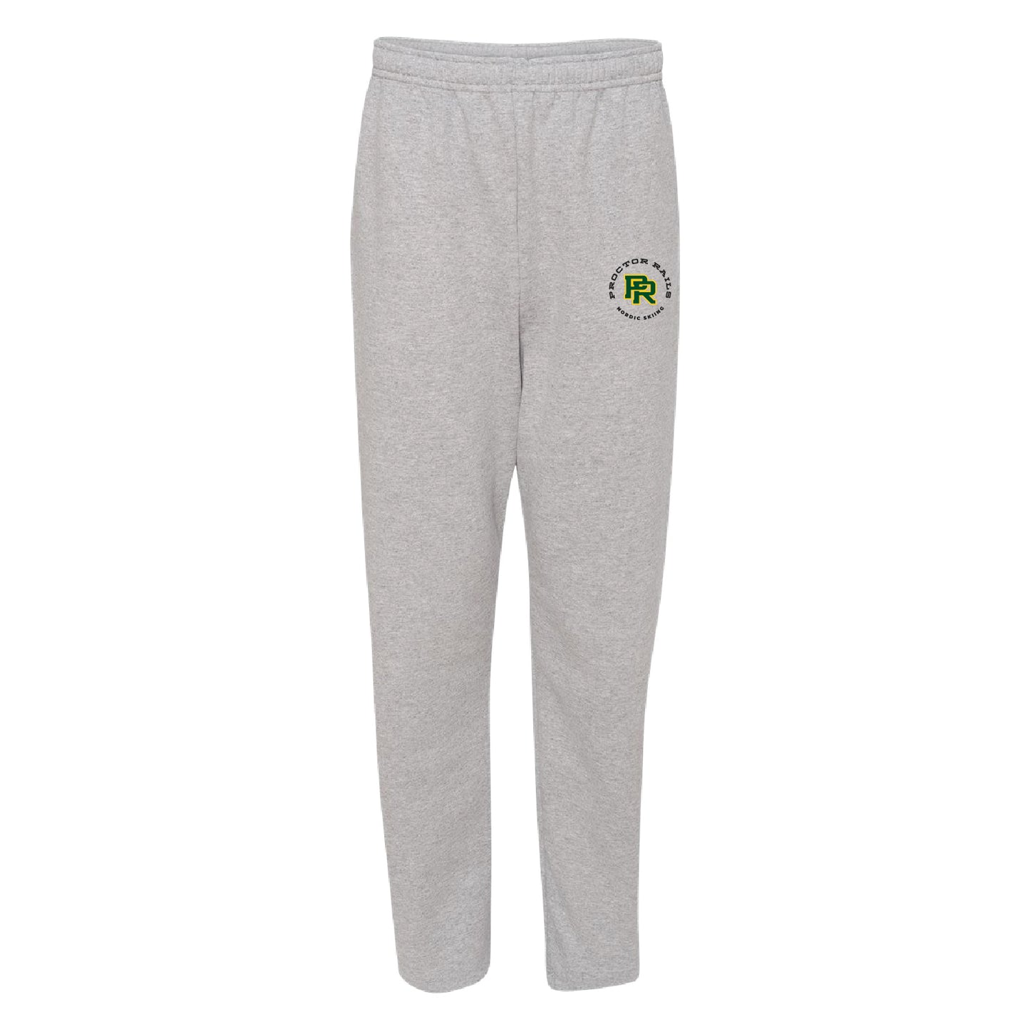 Nordic Ski Open Bottom Sweatpants with Pockets