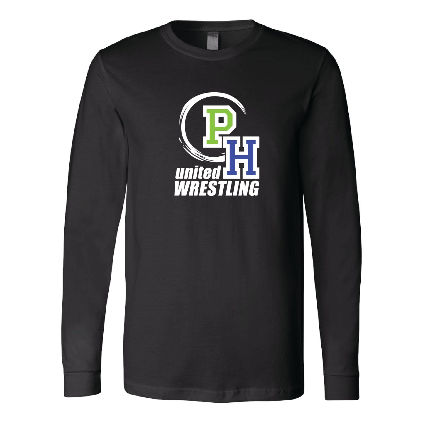 PH Wrestling Unisex Heather CVC Long Sleeve Tee