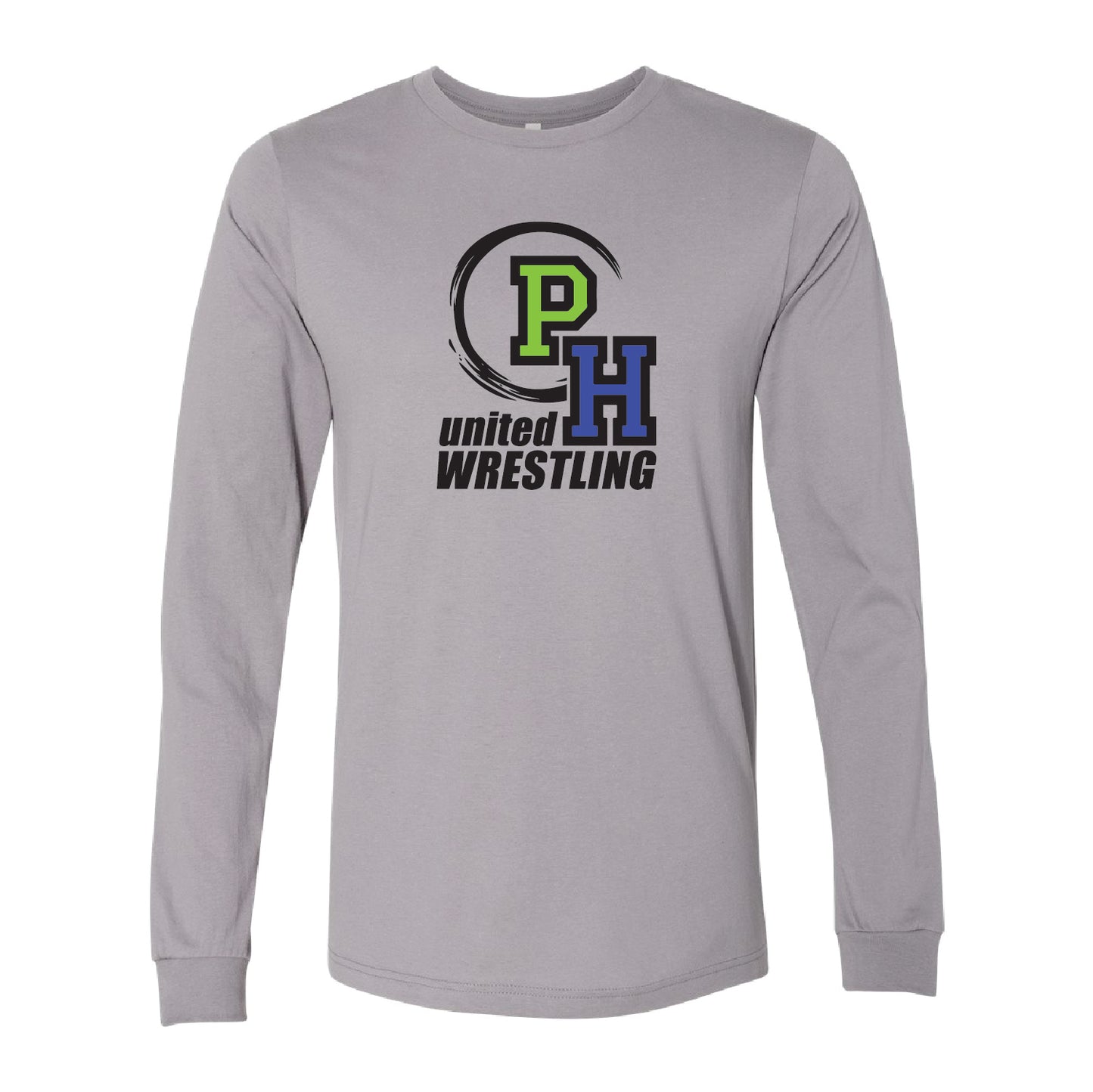 PH Wrestling Unisex Heather CVC Long Sleeve Tee