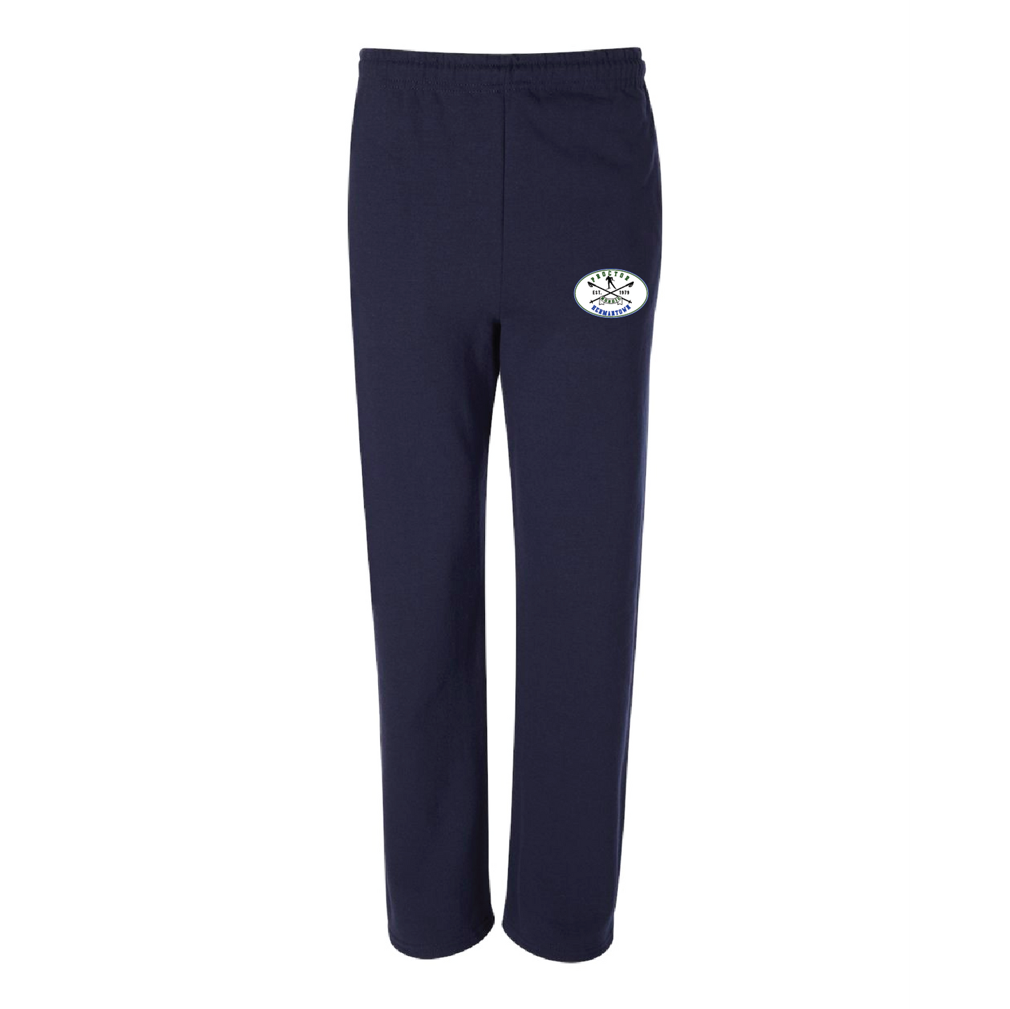 Nordic Ski Open Bottom Sweatpants with Pockets