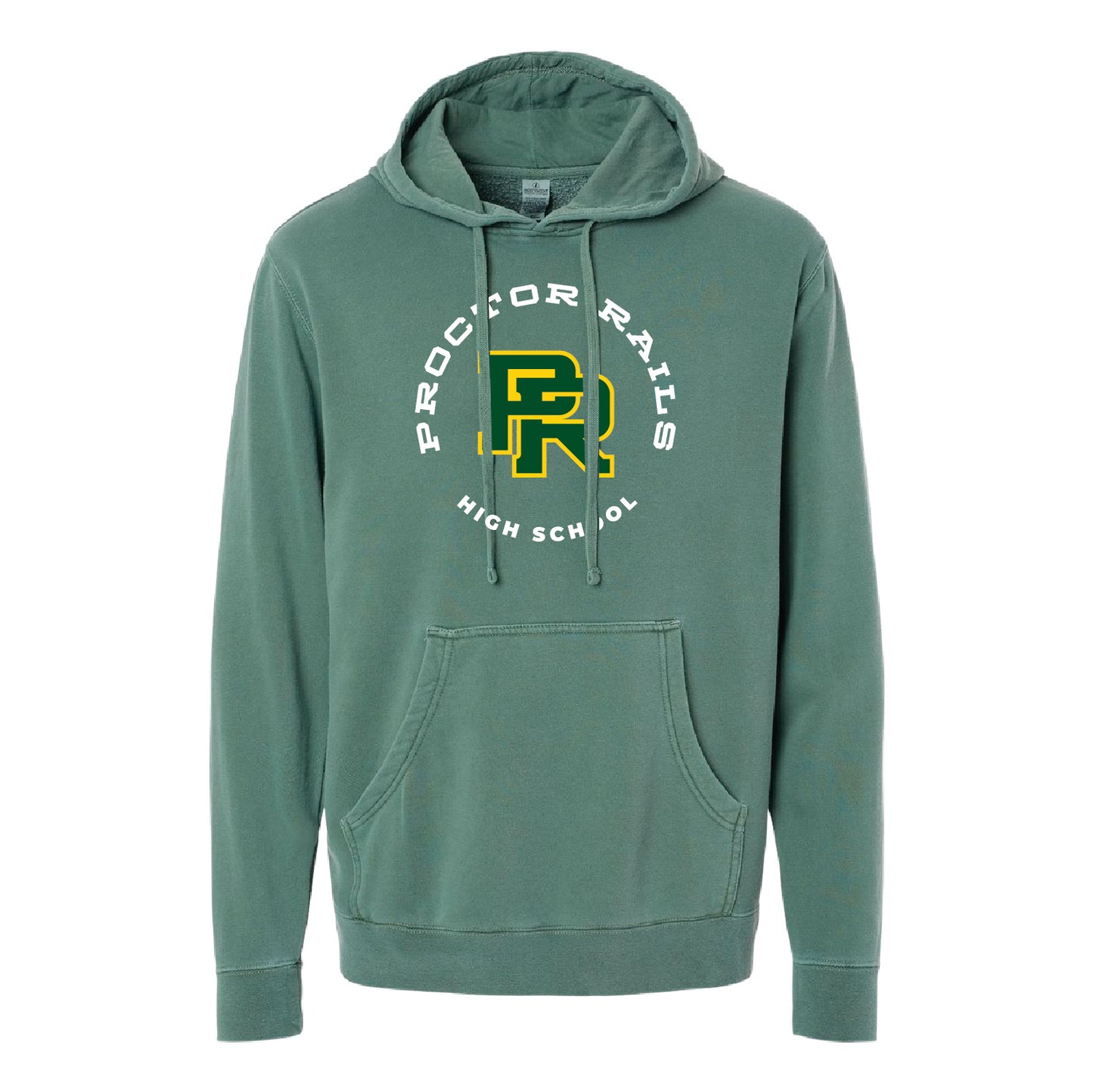 High School Unisex Midweight Pigment-Dyed Hooded Sweatshirt