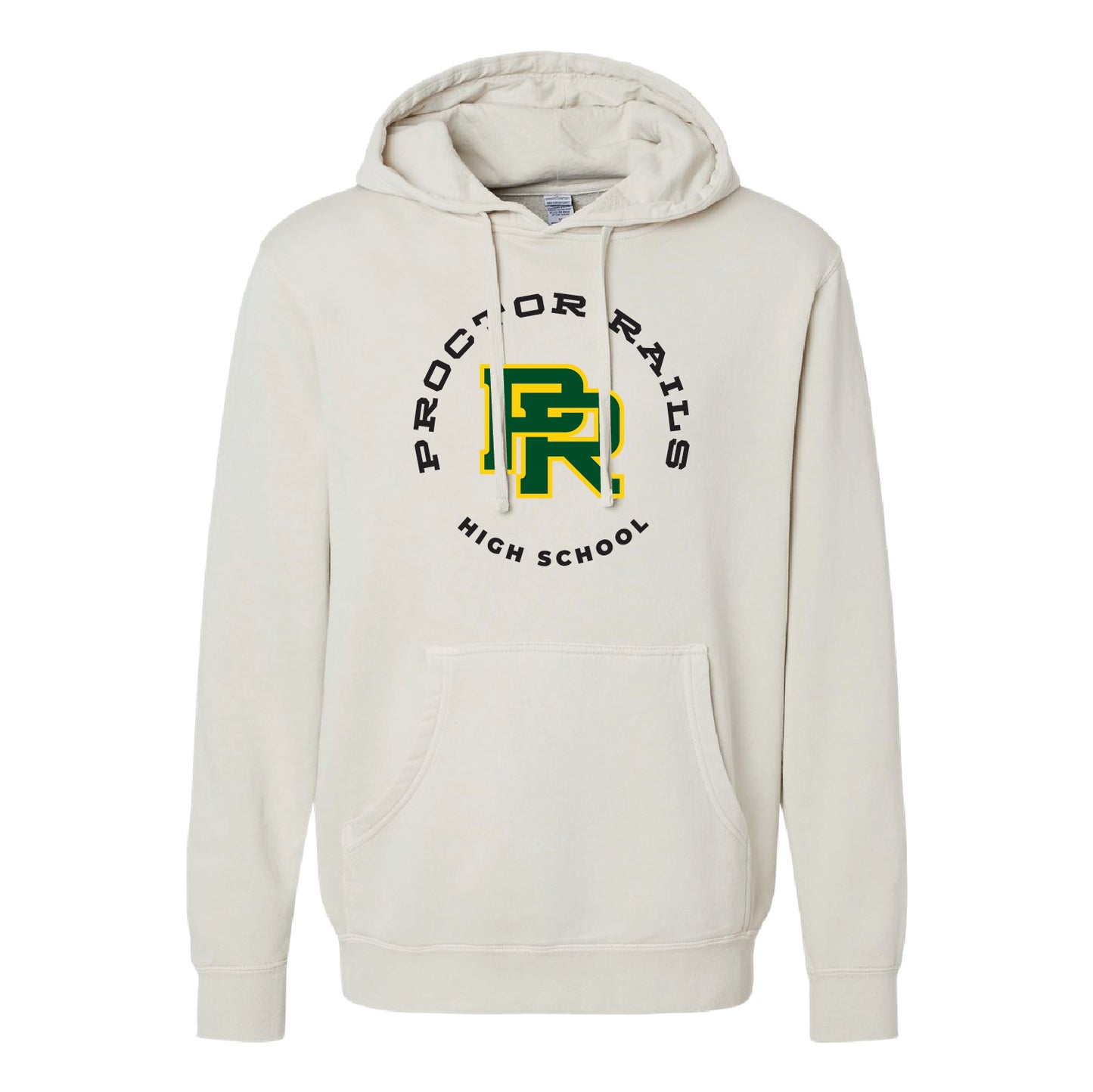 High School Unisex Midweight Pigment-Dyed Hooded Sweatshirt