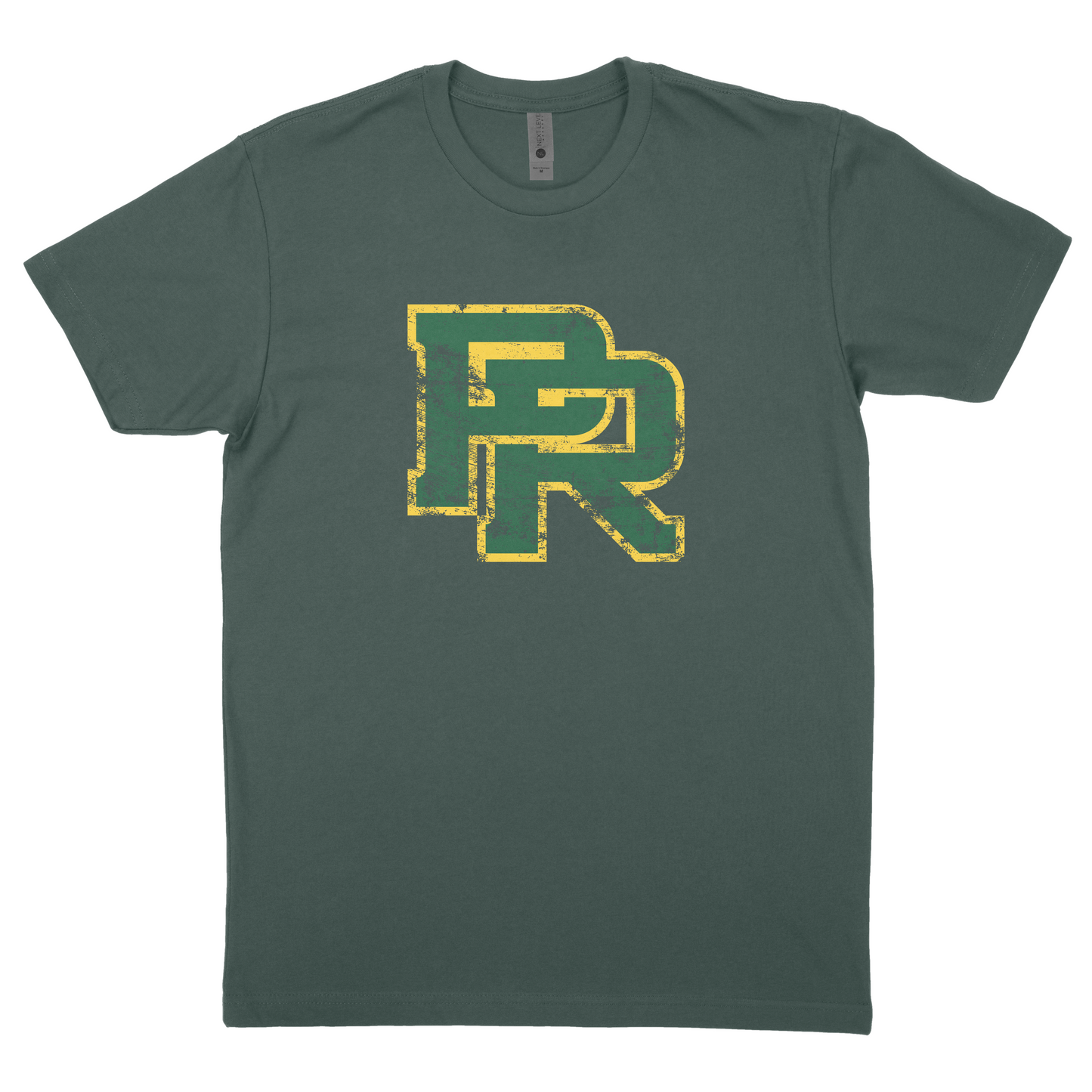 PR Distressed Unisex CVC Short Sleeve Crew