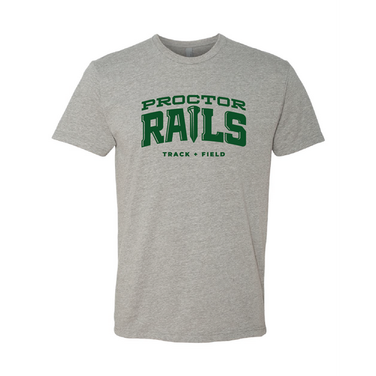 Track and Field Unisex CVC Short Sleeve Crew