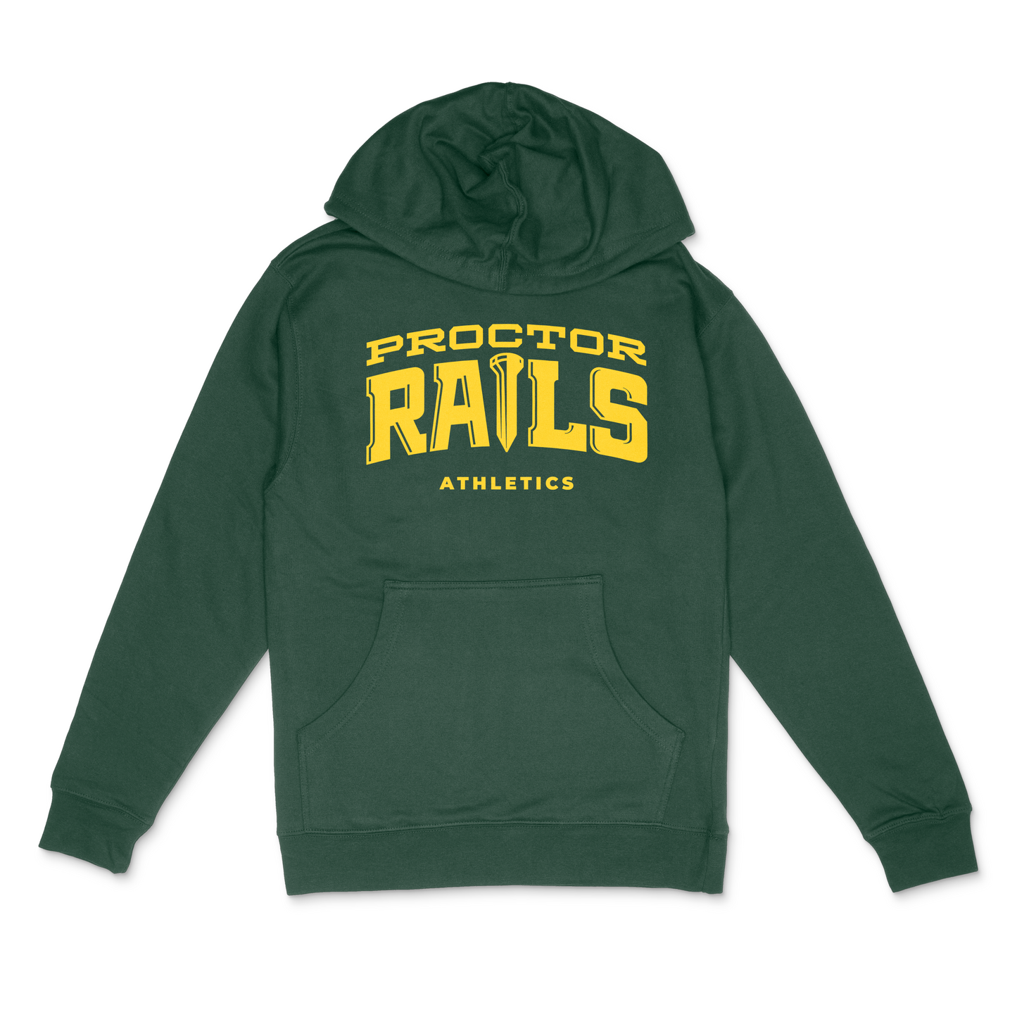 Proctor Rails Unisex Midweight Hooded Sweatshirt