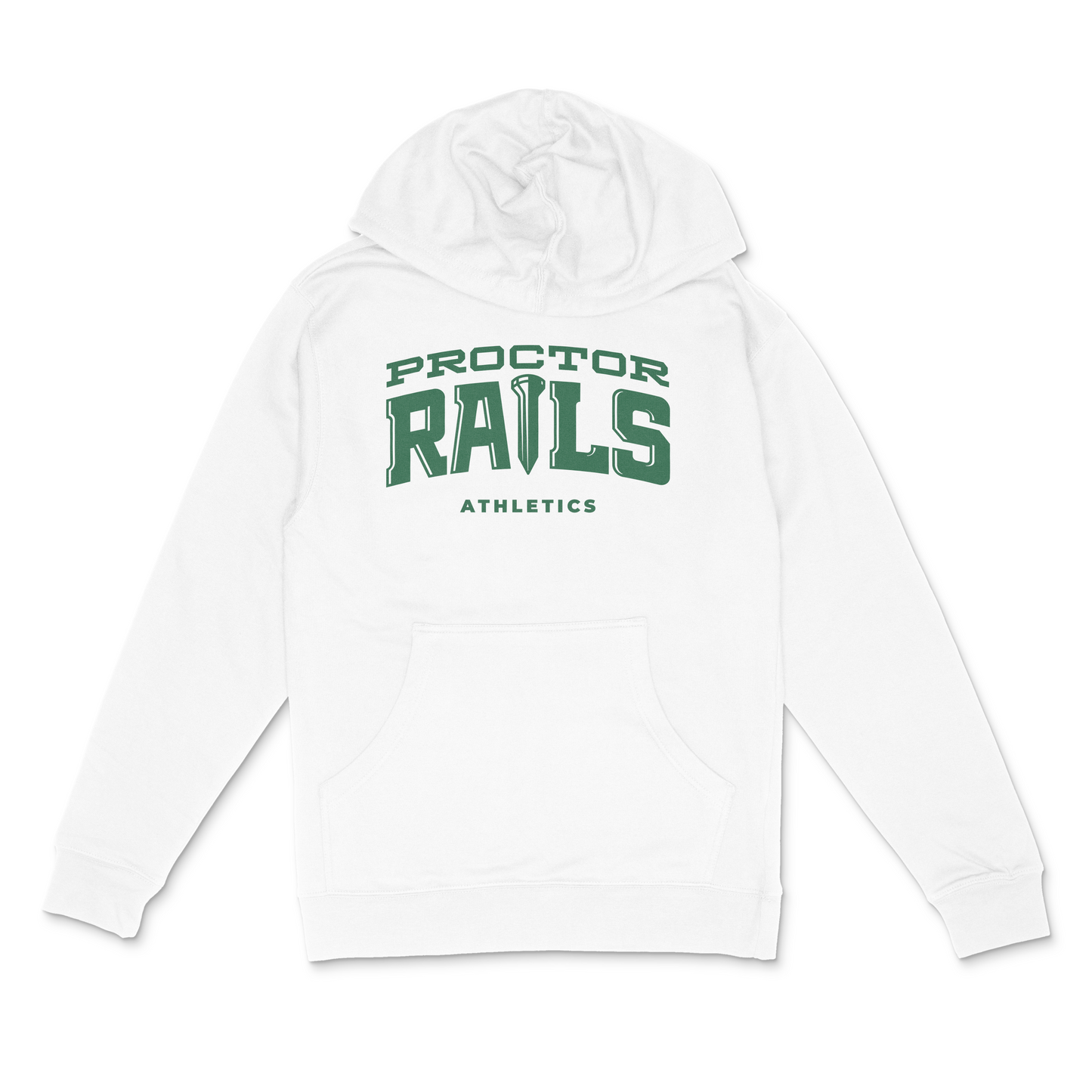 Proctor Rails Unisex Midweight Hooded Sweatshirt