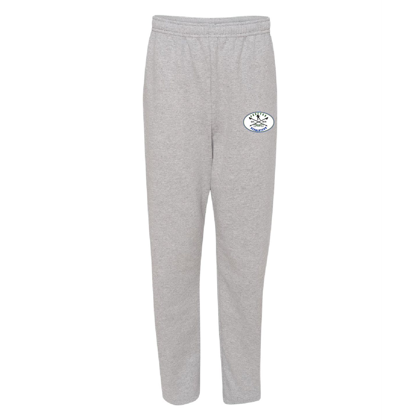 Nordic Ski Open Bottom Sweatpants with Pockets