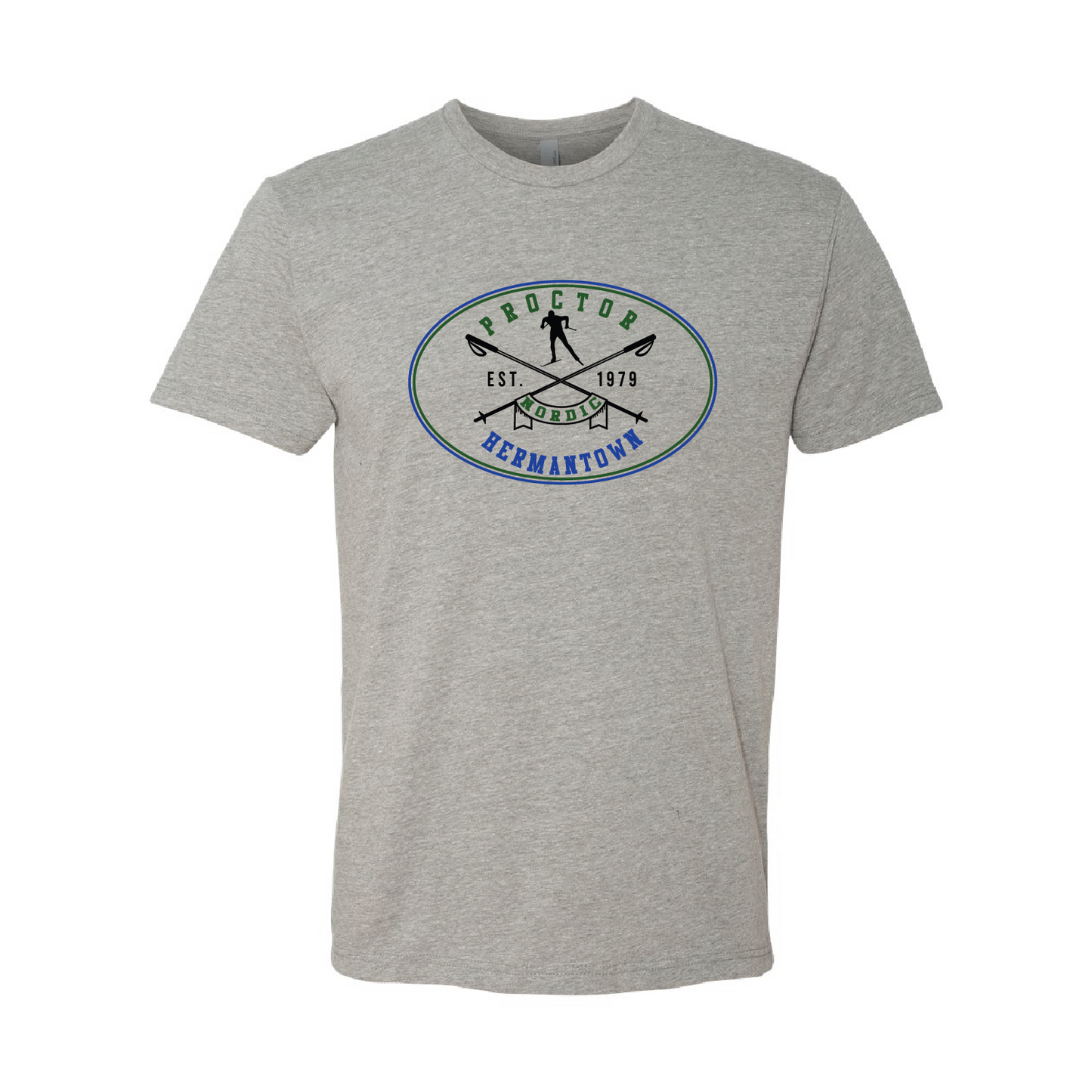 Nordic Ski Unisex CVC Short Sleeve Crew