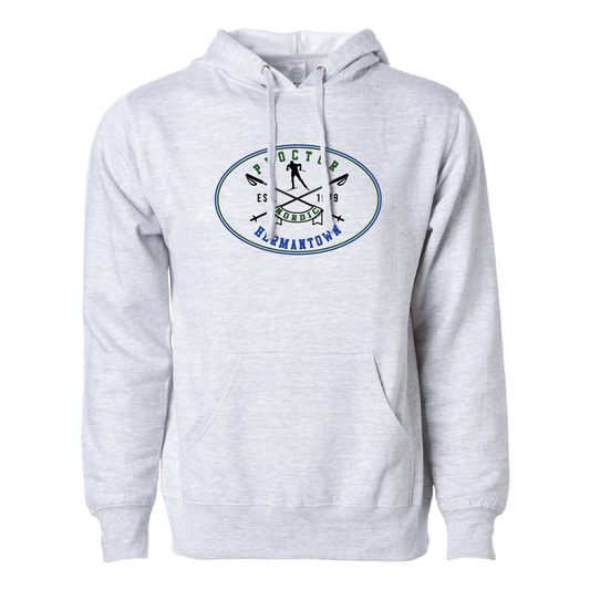 Nordic Ski Unisex Midweight Hooded Sweatshirt
