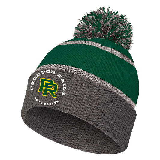 Boys Soccer 8 1/2" Reflective Knit Beanie