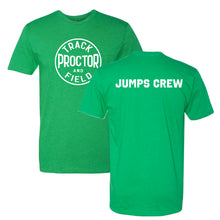 Load image into Gallery viewer, Track and Field Throwback Unisex CVC Short Sleeve Crew (JUMPS CREW)
