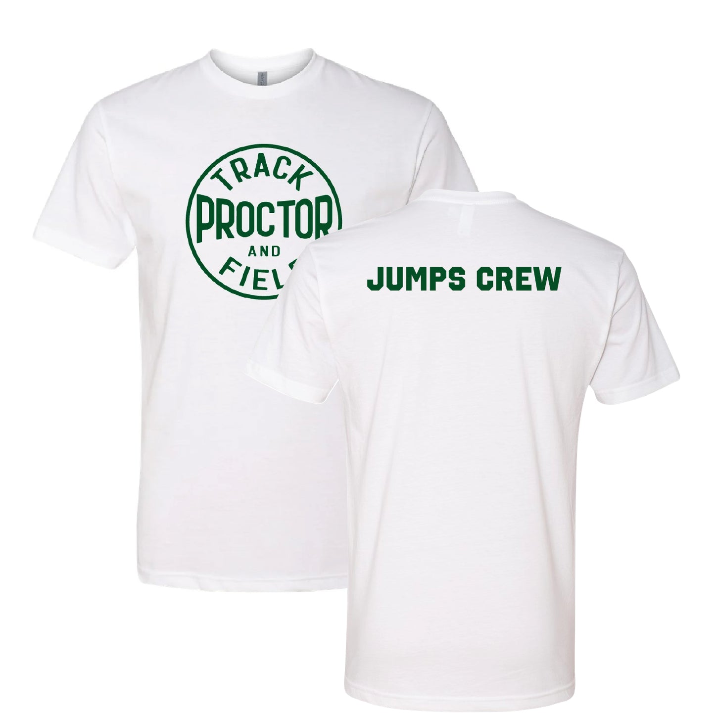Track and Field Throwback Unisex CVC Short Sleeve Crew (JUMPS CREW)