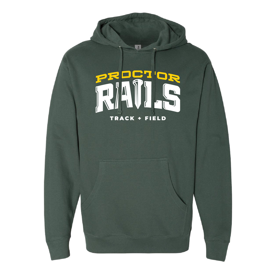 Boys Track and Field Unisex Midweight Hoodie
