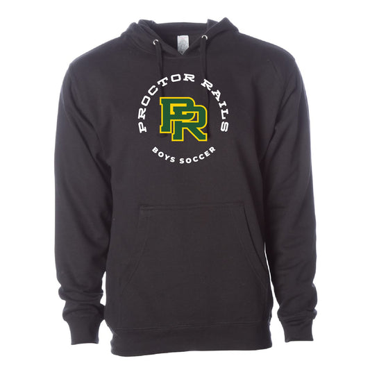 Boys Soccer Midweight Hoodie Sweatshirt