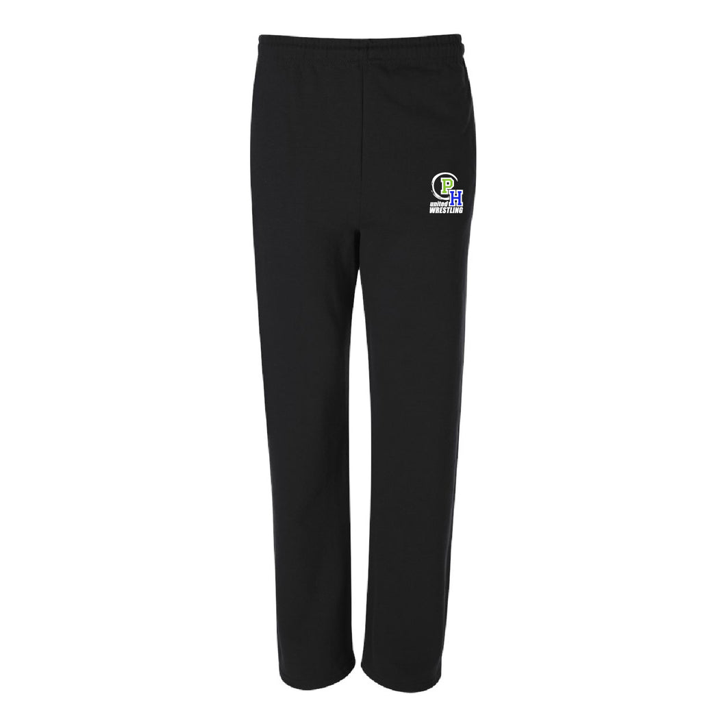 PH wrestling NuBlend® Open-Bottom Sweatpants with Pockets