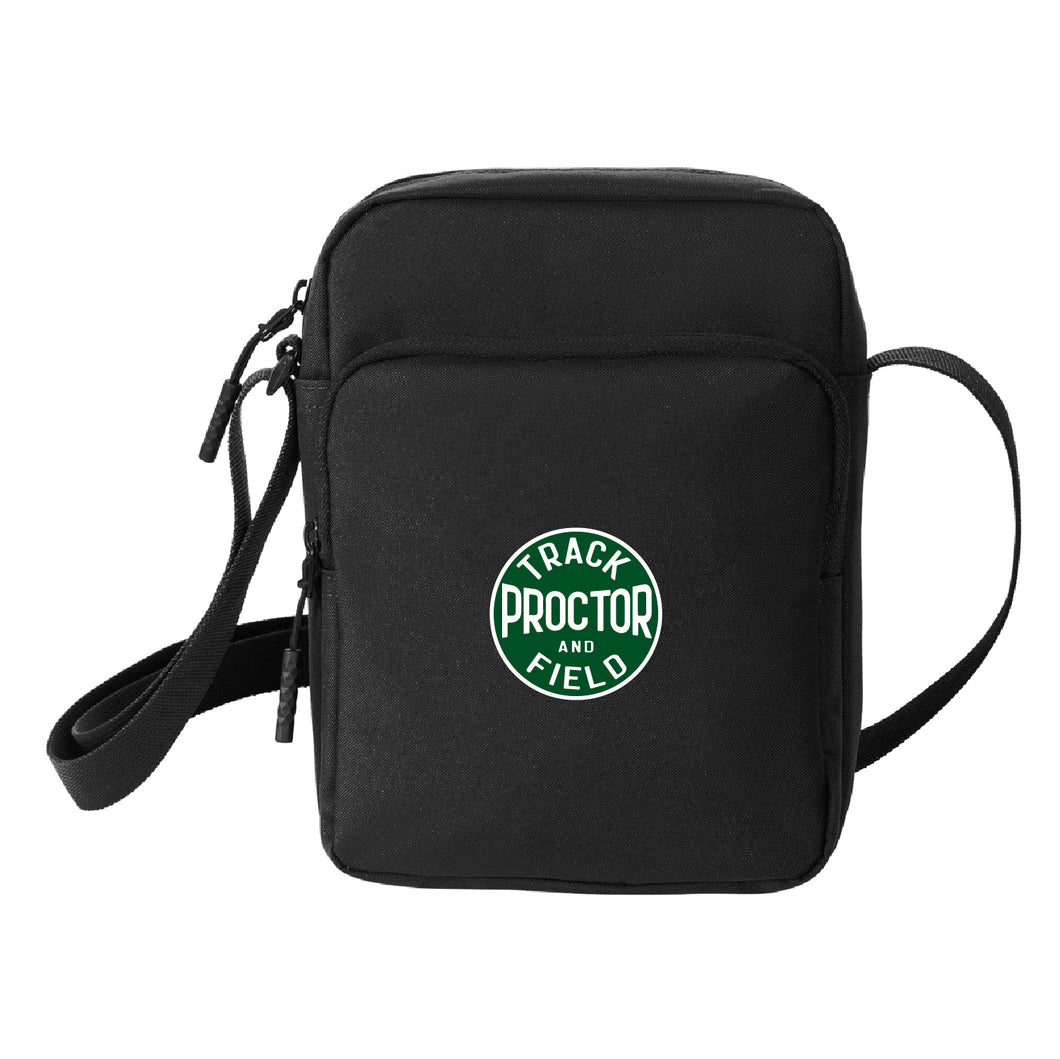 Track and Field Throwback Upright Crossbody Bag