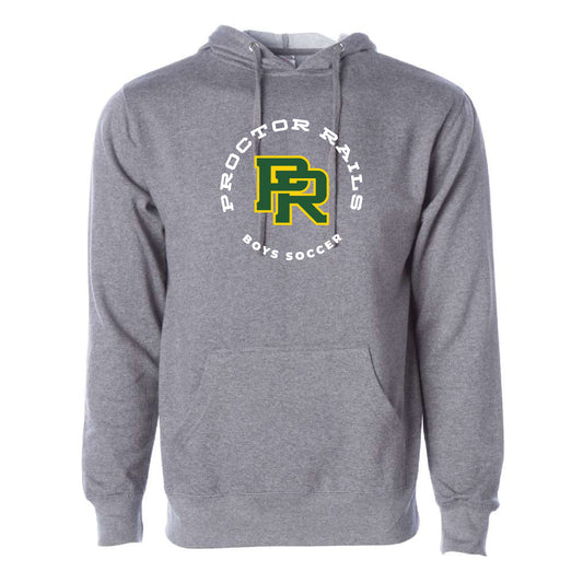 Boys Soccer Midweight Hoodie Sweatshirt