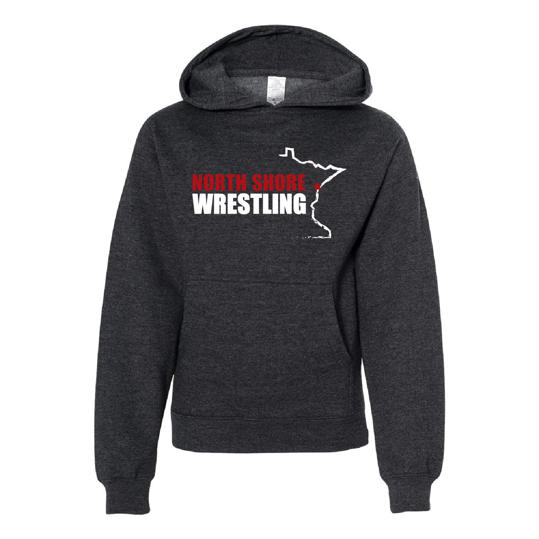 North Shore Wrestling Youth Midweight Hooded Sweatshirt