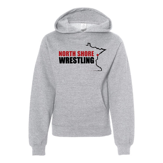 North Shore Wrestling Youth Midweight Hooded Sweatshirt