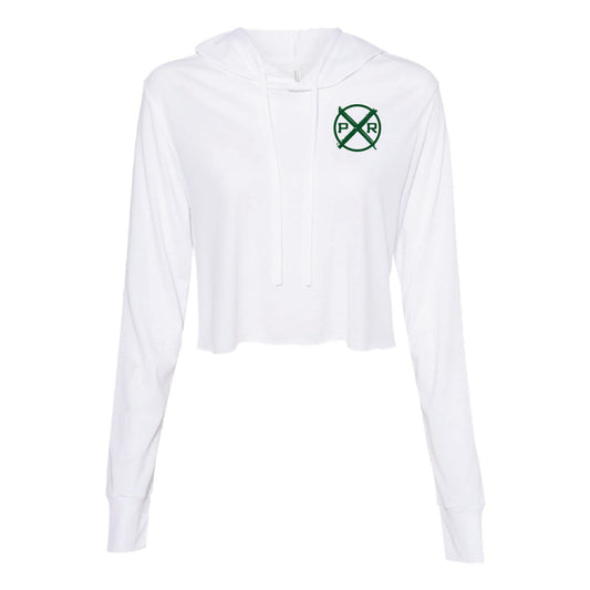 Proctor Cheerleading Women’s Triblend Crop Long Sleeve Hoodie