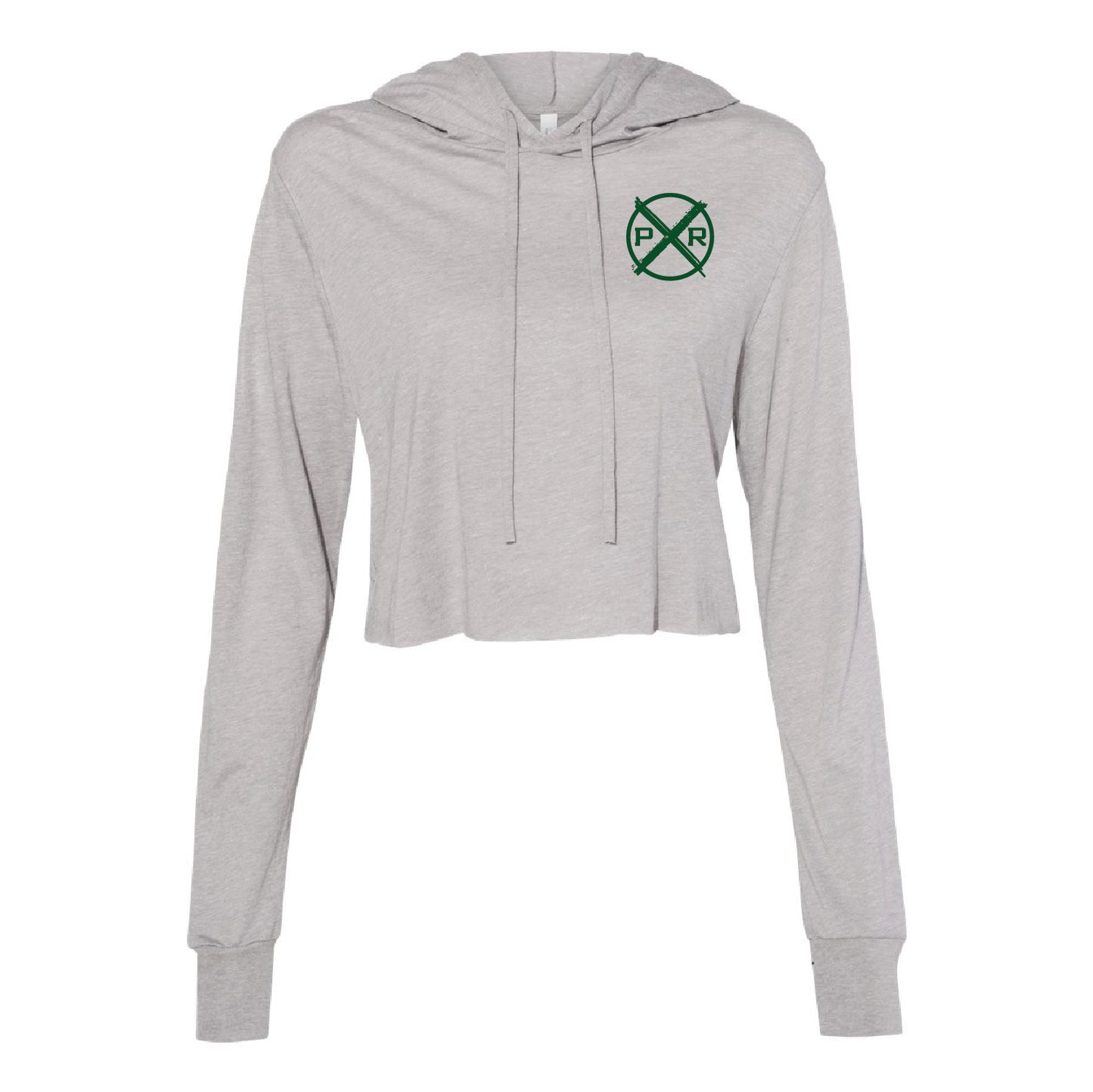 Proctor Cheerleading Women’s Triblend Crop Long Sleeve Hoodie
