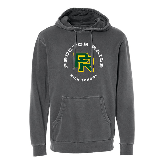 High School Unisex Midweight Pigment-Dyed Hooded Sweatshirt