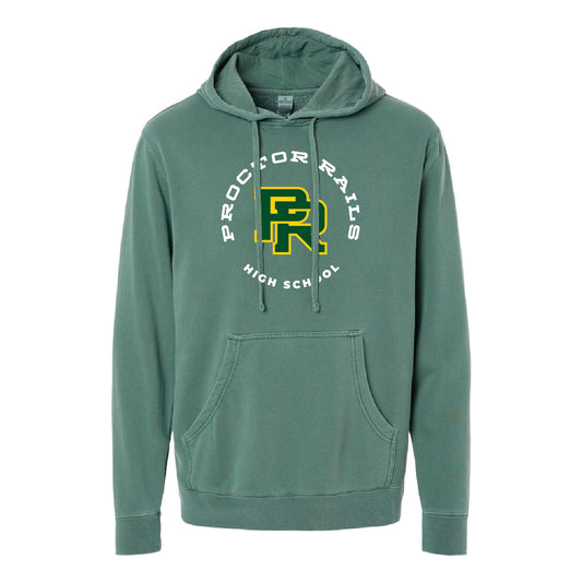 High School Unisex Midweight Pigment-Dyed Hooded Sweatshirt