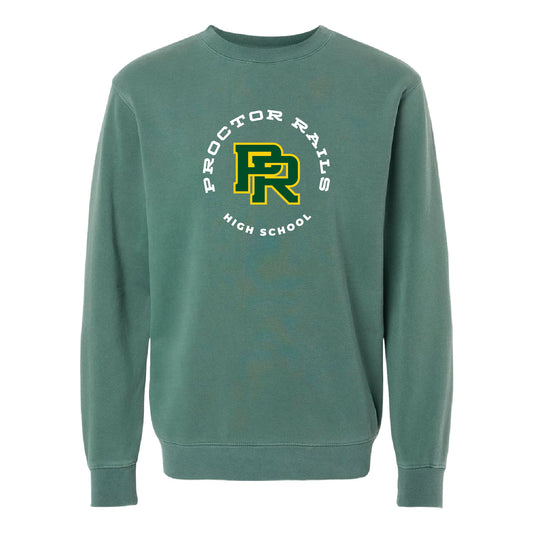 High School Unisex Midweight Pigment-Dyed Crewneck Sweatshirt