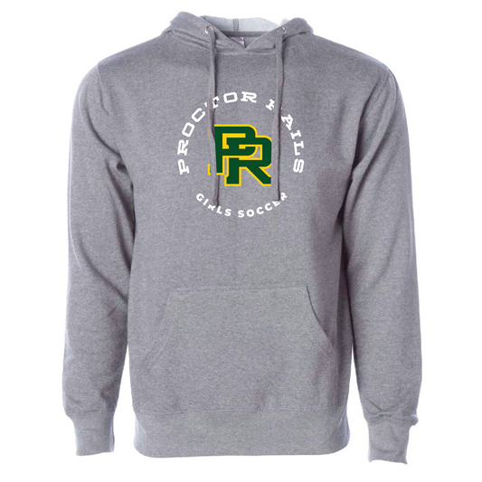 Girls Soccer Unisex Midweight Hooded Sweatshirt